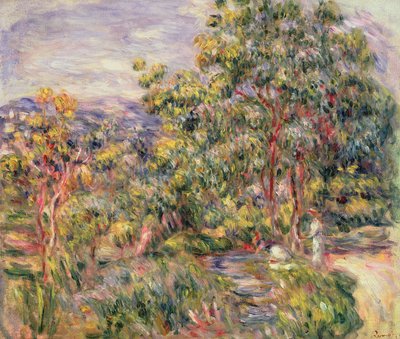 Veduta di Cagnes, c.1900 da Pierre Auguste Renoir